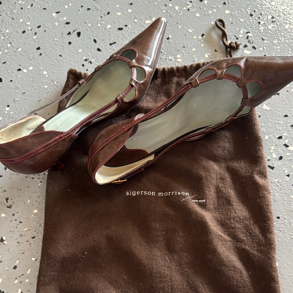 Sigerson Morrison Brown Heeled Shoes